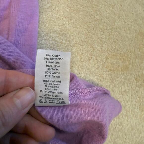 J. Crew 2 Tank Top Bundle Small Silk Pleats and Lace Yellow Purple EUC Y2K - Picture 10 of 13